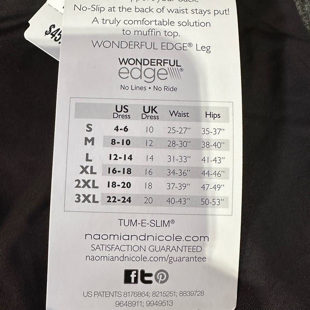 NWT Naomi & Nicole high waist brief shapewear SZ Medium - Picture 6 of 6